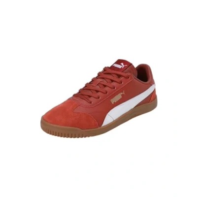 Abbildung von Puma CLUB 5V5 Unisex Sneaker low, Größe: 40.5, Mars red/white/gold Leder und lederimitat