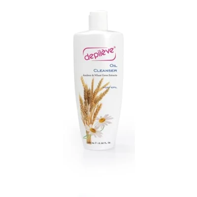 Abbildung von Depileve Oil Cleanser, wasserlösliches Reinigungsöl, Pflegeöl nach der Haarentfernung, entfernt Wachsrückstände, 350ml