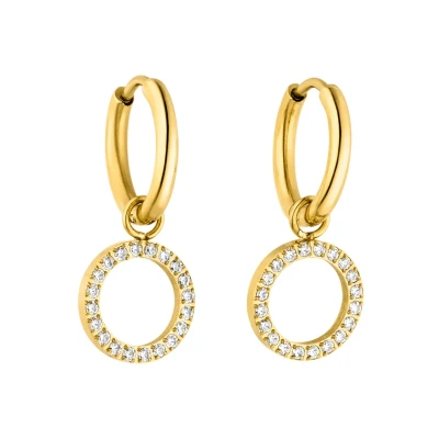 Abbildung von Purelei Closed GLOW Ohrringe goldcoloured, Damen, Größe: One Size, Gold coloured