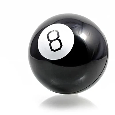 Abbildung von Goods+Gadgets Spiel, fMystic 8 Ball Wahrsager Orakel Magische Kristallkugel, Fengshui Wahrsagekugel