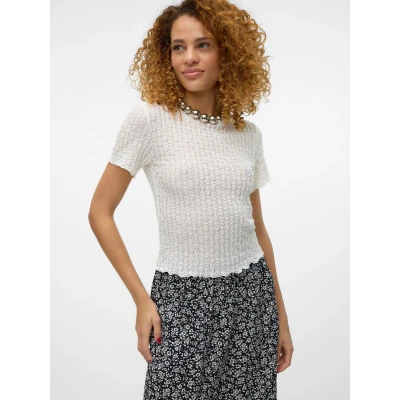 Abbildung von Vero Moda Vmshelby Bluse, Damen, Größe: Small, Snow white