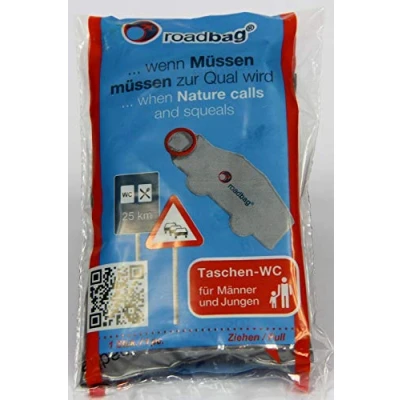Abbildung von Pfiffig Wohnen roadbag® Das Mobile Einweg WC für Männer 20er Set