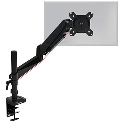 Abbildung von Duronic DMG51X2 Monitorhalterung Tischhalterung Standfuß Gasspannungsregeleung Höhenverstellbar 15 27 Zoll für einen LCD/LED Monitor Neig, Schwenk und Rotierfunktion