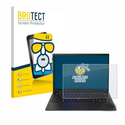 Abbildung von BROTECT Entspiegelungs Schutzglas für Lenovo ThinkPad X1 Carbon 14&quot; Gen 11 Schutz Folie Panzerfolie Glas Matt [Extrem Kratzfest 9H, Anti Reflex]