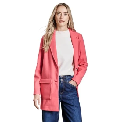 Abbildung von Street One MIT Reverskragen Kurzmantel, Damen, Größe: 40, Pink