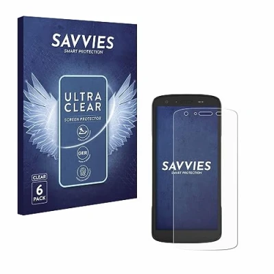 Abbildung von Savvies 6 Stück Schutzfolie für Zebra TC22 / TC27 Displayschutz Folie Ultra Transparent
