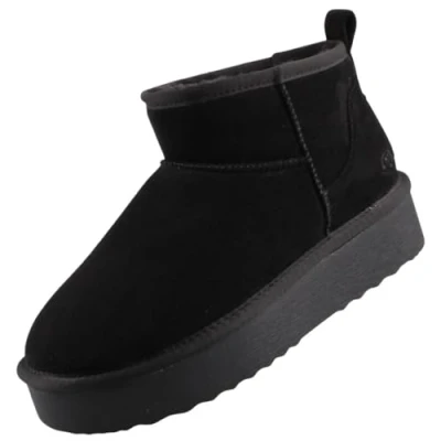 Abbildung von Dockers by Gerli Winterboots Plateauboots, Schlupfstiefel mit kuscheligem Warmfutter