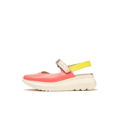 Abbildung von Wonders Zaire Slingback Plateaupumps, Damen, Größe: 36, Coral cyber Schuhe