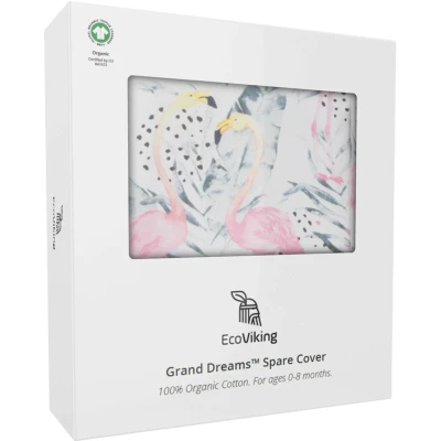Abbildung von EcoViking Organic Babynest Bezug Flamingo Dreams