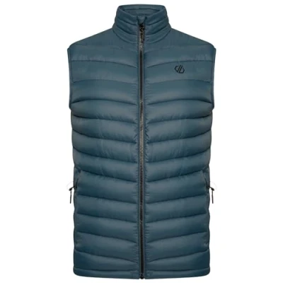Abbildung von Dare 2b Drifter II Herren Weste Bodywarmer Jacke recyceltes wasserabweisendes Finish, wattierte mit Stehkragen, durchgehendem Reißverschluss und 2 niedrigen Reißverschlusstaschen