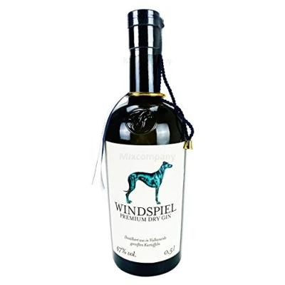 Abbildung von Windspiel Premium Dry Gin 0,5l (47% Vol) Bar Longdrink Cocktail Sammlung Tonic [Enthält Sulfite]