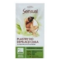 Abbildung von JOANNA Sensual Körper Haarentfernung Patches für starke Haare 12pcs + Reizung beruhigende Öl 10ml 0,01 l