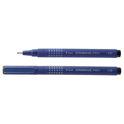 Abbildung von 12 x Pilot Faserschreiber Drawing Pen 0,5mm Rundspitze schwarz