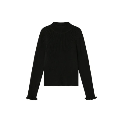 Abbildung von Name it Kfriaglitter Strickpullover für Kinder, Größe: 134/140, Black