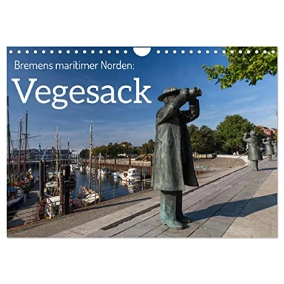 Abbildung von Bremens maritimer Norden: Vegesack (Wandkalender 2025 DIN A4 quer), CALVENDO Monatskalender