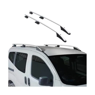 Abbildung von OMAC Alu Dachreling kompatibel mit Ford Transit Tourneo Custom 2012 2024 Langer L2 Grau