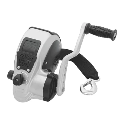 Abbildung von Fulton Uni FW20000101 F2 Singlespeed Seilwinde 2000, Silber &amp; Schwarz, Bootslänge max. Füße, kein Gewicht