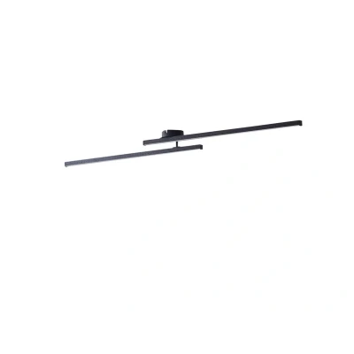 Abbildung von Lindby LED Deckenleuchte Aurendor, 135 cm, schwarz, Metall