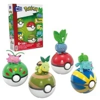Abbildung von Pokémon 4 Pflanzen Typ Sets, Konstruktionsspielzeug