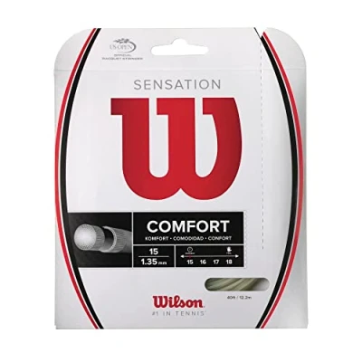 Abbildung von Wilson Unisex Tennissaite Sensation, natur, 12,2 Meter, 1,35 mm, WRZ940900