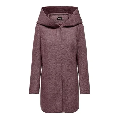 Abbildung von ONLY Onlsedona OTW NOOS Kurzmantel, Damen, Größe: Small, Rose brown