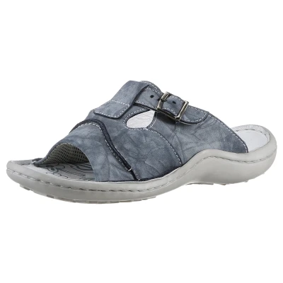Abbildung von KRISBUT Pantolette, Sommerschuh, Schlappen mit weicher Lederinnensohle