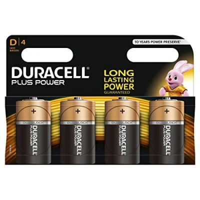 Abbildung von DURACELL Plus Power MN1300 Mono D LR20 Batterien, 4 Stück