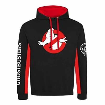 Abbildung von Henry Tiger Ghostbusters LOGO Stripe Kapuzenpullover, Herren, Größe: Medium, Black