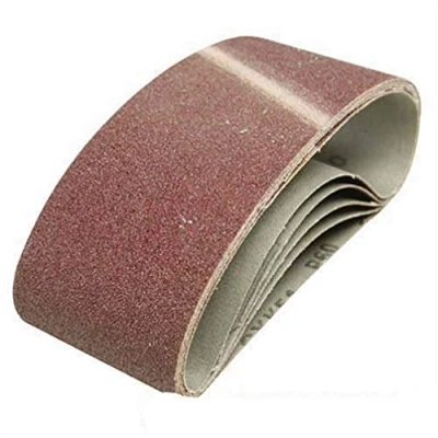 Abbildung von Silverline 901495 Schleifbänder, 75 x 457 mm, 5er Pckg. 120er Körnung