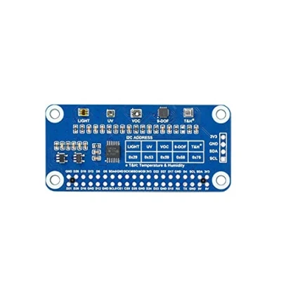 Abbildung von Environment Sensor HAT Designed for Raspberry Pi Series Board, Using I2C Bus,40 PIN GPIO, Directly Plug and Play