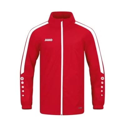Abbildung von JAKO Fussball Teamsport Allwetter Power Allwette Trainingsjacke, Herren, Größe: 3XL, Rotweiss