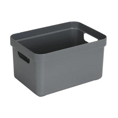 Abbildung von SUNWARE Sigma Home Box 13 Liter ohne Deckel 35,2 x 25,3 18,3cm anthrazit