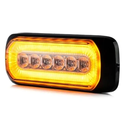 Abbildung von Algemeen LED R65 Flitser + Halo ring, Amber/amber 12 24v SF 6800AA