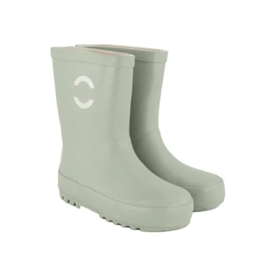Abbildung von mikk line Solid Gummistiefel für Kinder, Größe: 34, Desert sage Schuhe