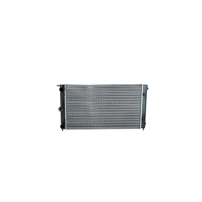 Abbildung von NRF 54694 Kühler, Motorkühlung Aluminium 525 322 34 Kühlrippen mechanisch gefügt VOLKSWAGEN: Polo II Coupe, Schrägheck, Passat B2 Variant