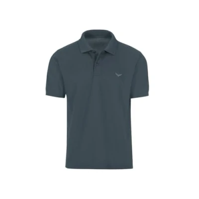 Abbildung von Trigema Herren 627601 Poloshirt, Grau (Anthrazit 018), 2XL