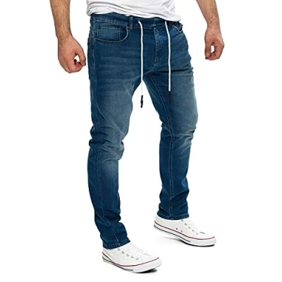 Abbildung von Yazubi Slim fit Jeans Herren Sweathose in Jeansoptik Erik Schmale Jeans, mit Stretch Anteil