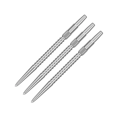 Abbildung von Target Darts Swiss Point Dart Spitzen, Chrono (3er Pack Spitzen) 26MM Silber Auswechselbare Dartspitzen, Storm Profi Zubehör