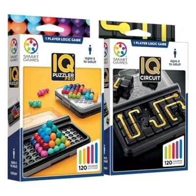 Abbildung von LUDILO Smart Games Iq Puzzler Pro Platinenspiele für Kinder ab 6 Jahren, Lernspiele, Brettspiele Puzzles