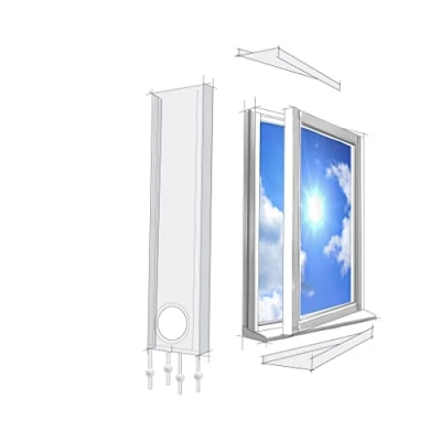Abbildung von Kita Universal window gasket for mobile air conditioner