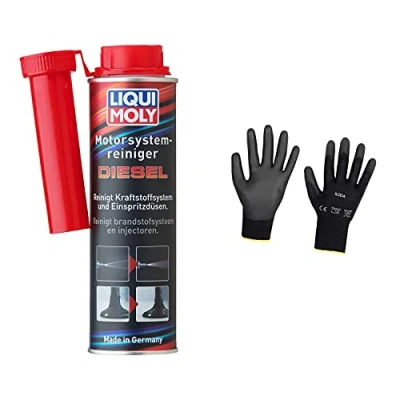 Abbildung von Iloda Original Liqui Moly 300ml Motorsystemreiniger Cleaner Diesel 5128 Schutzhandschuhe