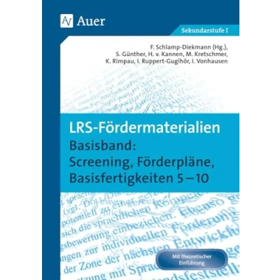 Abbildung von LRS Fördermaterialien 1: Basisband: Screening, Förderpläne, Basisfertigkeiten 5 10 (5. bis 10. Klasse) (Auer Programm)