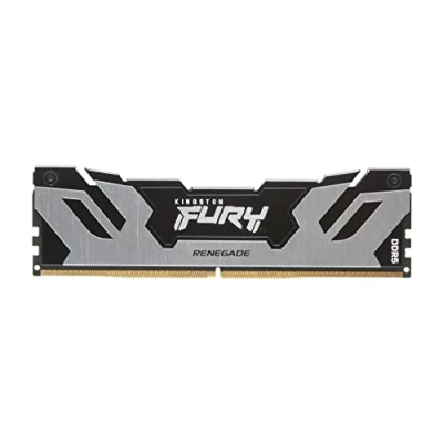 Abbildung von Kingston Fury Renegade DDR5 Silber/Schwarz XMP 24GB 6400MT/s CL32 DIMM Desktop Gaming Speicher KF564C32RS 24