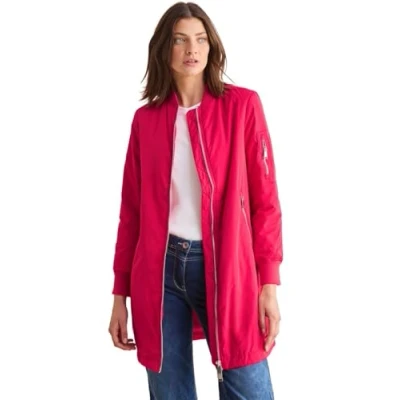 Abbildung von CECIL Damen B101207 Langer Blouson, Granita red, XS