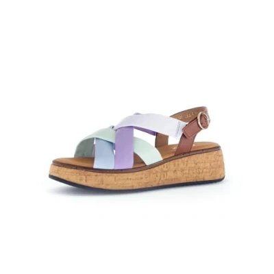 Abbildung von Gabor Keilsandalette, Damen, Größe: 40.5, Beige Schuhe