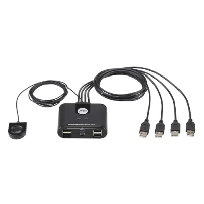 Abbildung von ATEN US424 AT Peripheral Switch (4 Port, USB 2.0), Schwarz