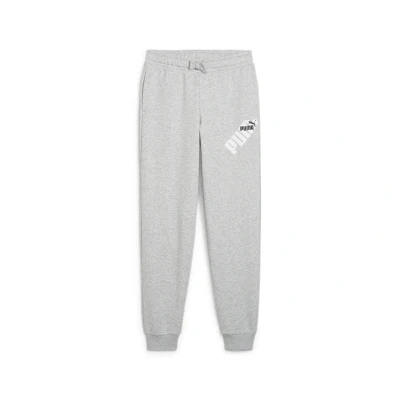 Abbildung von Puma Power Graphic Unisex Jogginghose für Kinder, Größe: 128, Light gray heather
