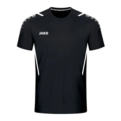 Abbildung von JAKO Challenge Tshirt print, Damen, Größe: 34, Schwarzweiss