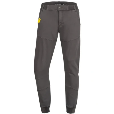 Abbildung von Indicode Herren Zannes Stoffhose mit 5 Taschen Stretch Hose Herrenhose für Männer Raven S