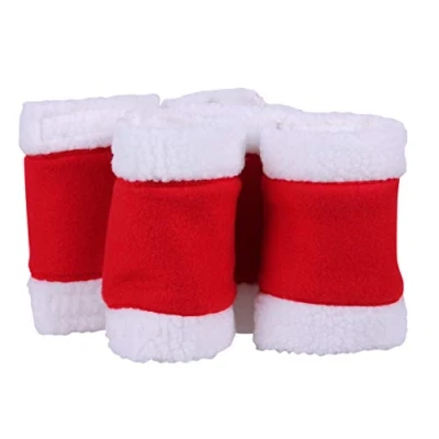 Abbildung von ARBO INOX® Pferdebandage Bandagen Fleecebandagen Weihnachtsbandagen 4 Set rot (Set, er Set), 32 cm Lang